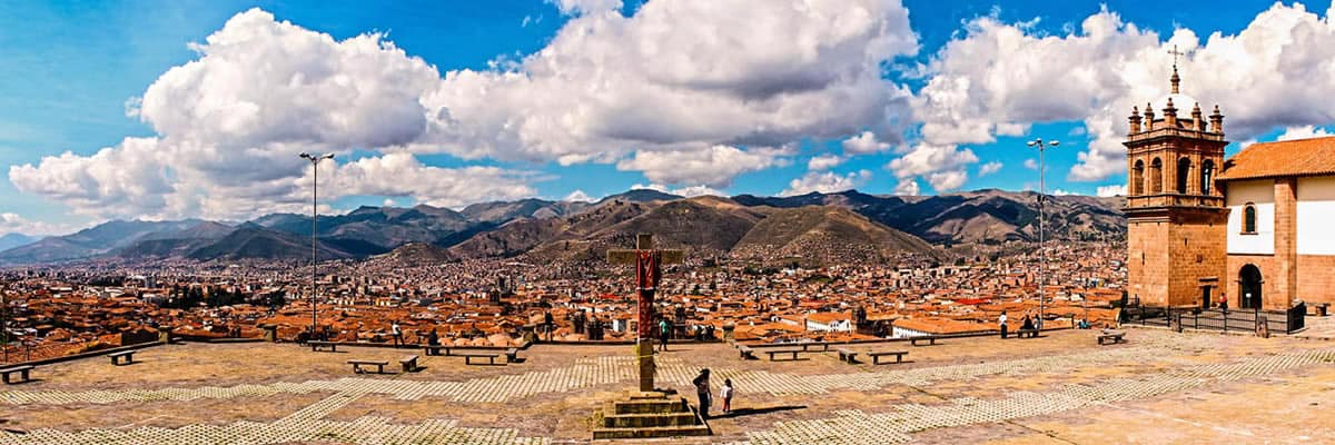 View of Cusco from the Church of San Cristobal. | Ile Tours