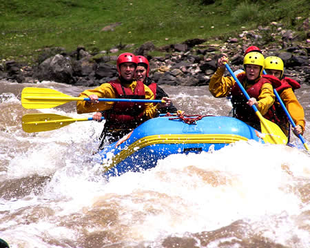 River rafting Cusco Peru